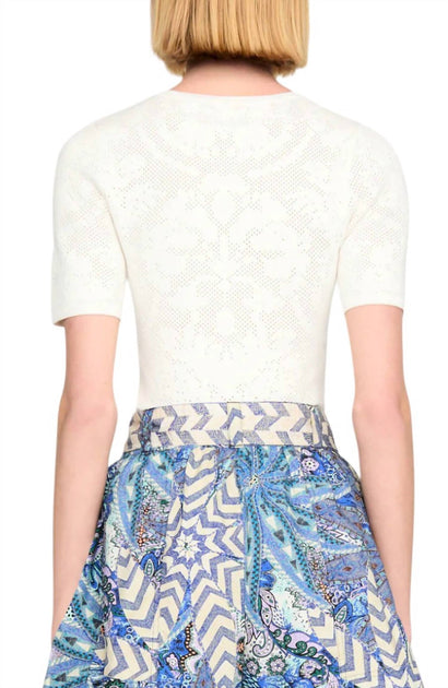 Marie Oliver Crissy T-Shirt White Medium 4