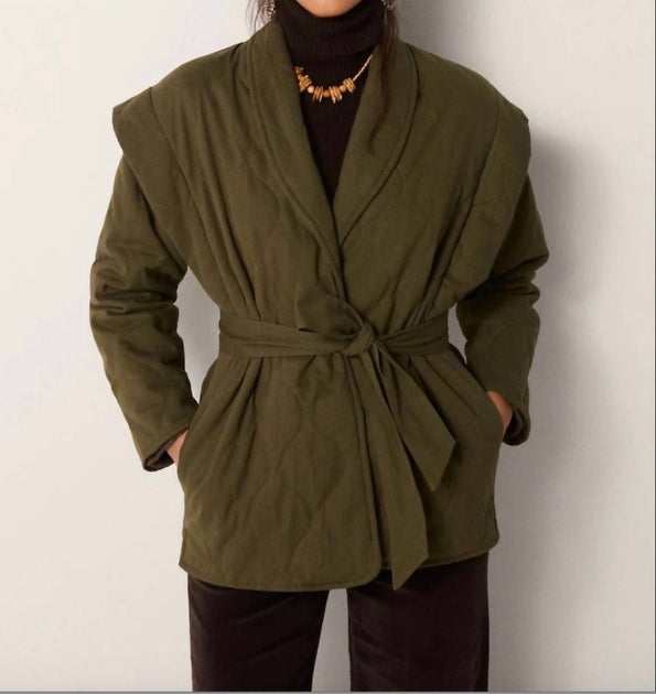 Maison Hotel Nomad Lucille Jacket Green Small 2