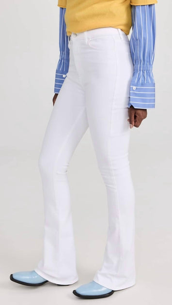 7 For All Mankind Ultra High Rise Skinny Boot Jeans White 25 4