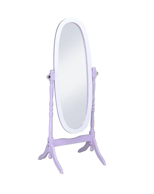 Hivvago Oval Cheval Standing Mirror Purple 3