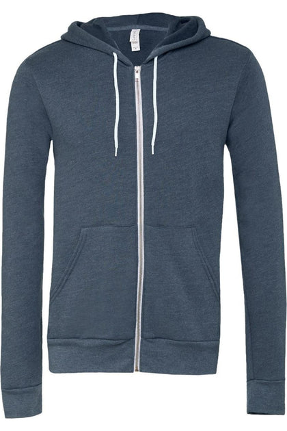 BELLA + CANVAS Sponge Fleece Full-Zip Hoodie Multi XL 2