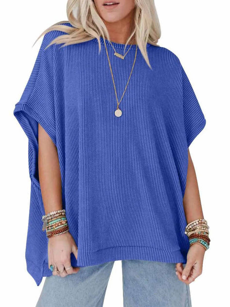 Wholesalesir Brynn Knitted Top Blue Medium 2