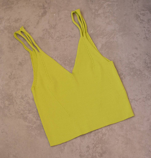 LUSH Neon Moon Basic Tank Green Small 2