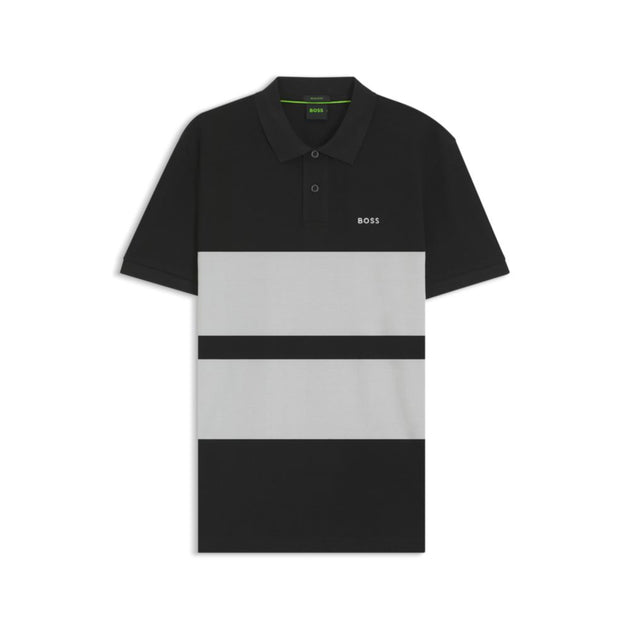 Boss Cotton-pique Polo Shirt Schwarz/Klein 2
