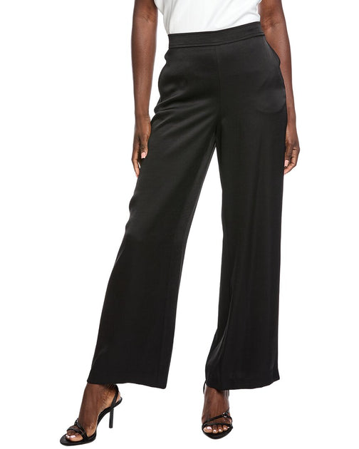 Kenneth Cole Wide-Leg Pant Black Medium 2
