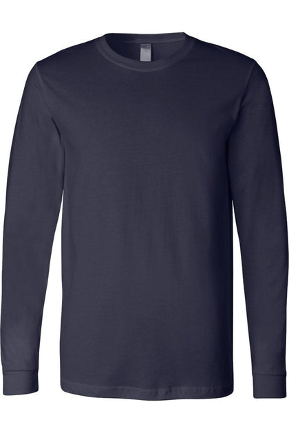 BELLA + CANVAS Unisex Jersey Long Sleeve Tee Blue XXXLarge 2