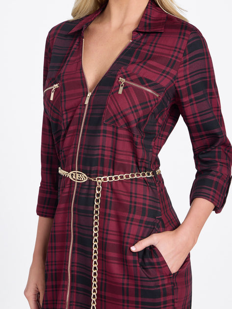 Guess Factory Elina Robe-chemise Multi Small 4