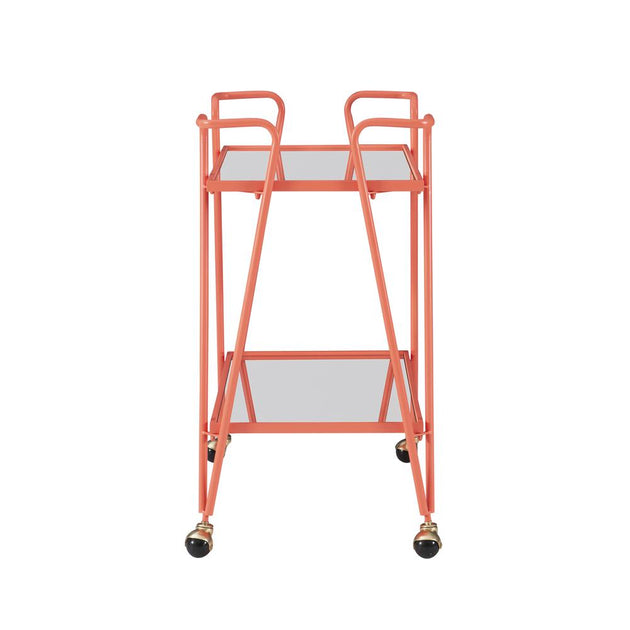 Linon Coral Bar Cart Gold 4
