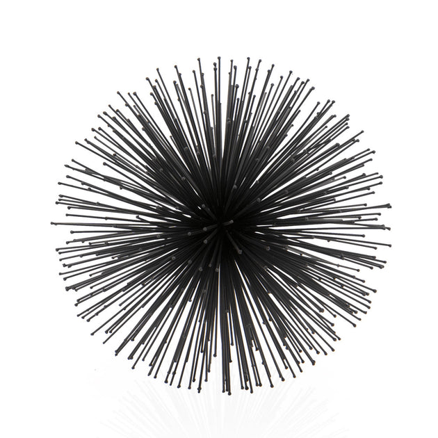 Hivvago Decorative Orb Tabletop Sculpture Black 25.4 cm 4