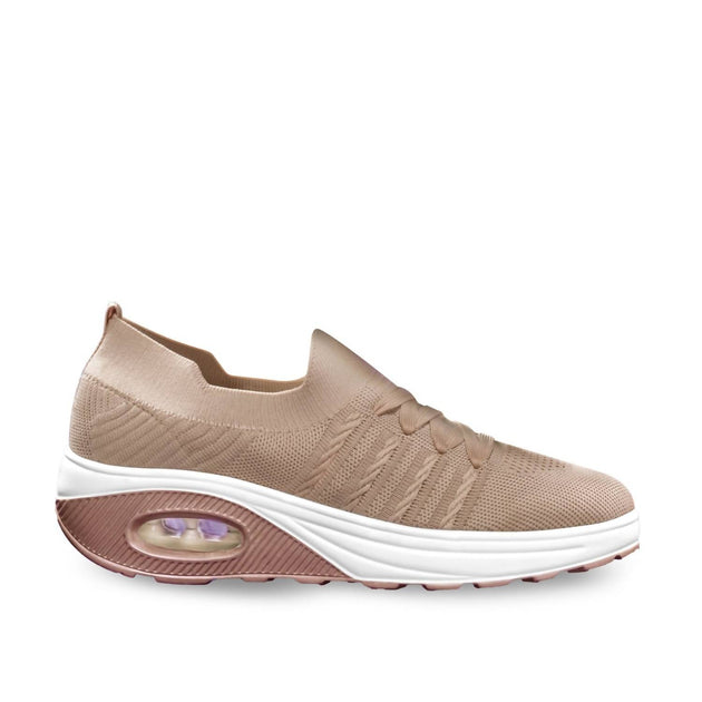Andrea Women's Sport Sneaker Beige US 6 2