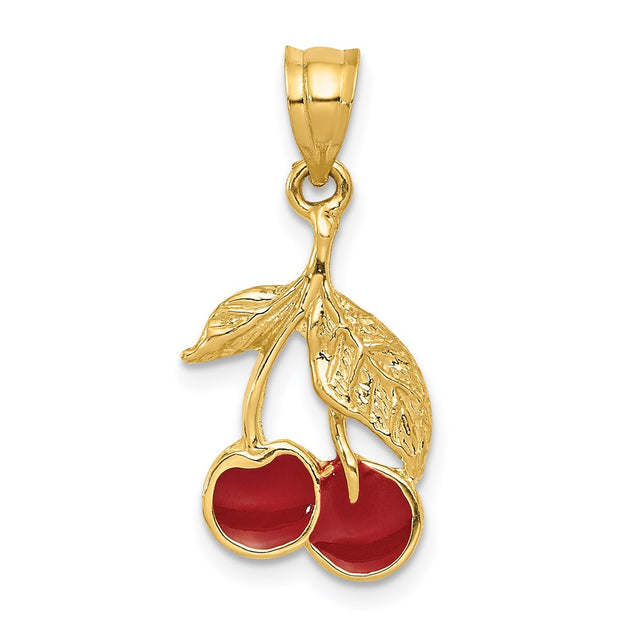 Diamond2Deal Cherries Pendant Red 26 mm 2