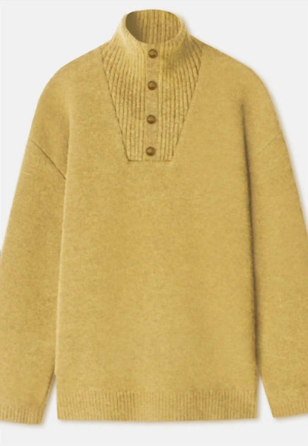 Pull Nanushka Femme Zuma Fluffy jaune Small 3