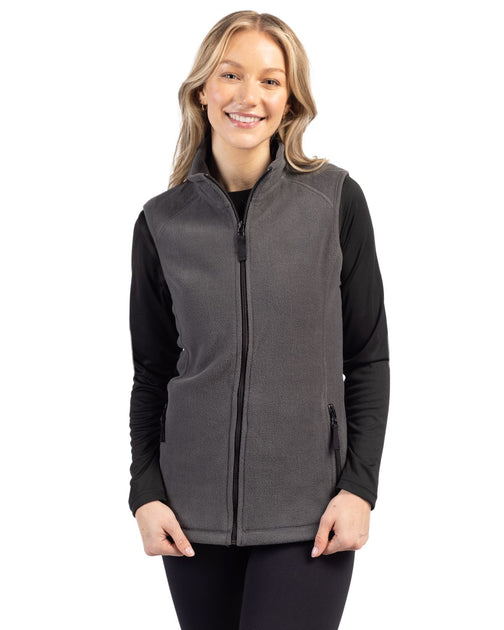 Clique Summit Lady Full Zip Microfleece Vest Black Large 3