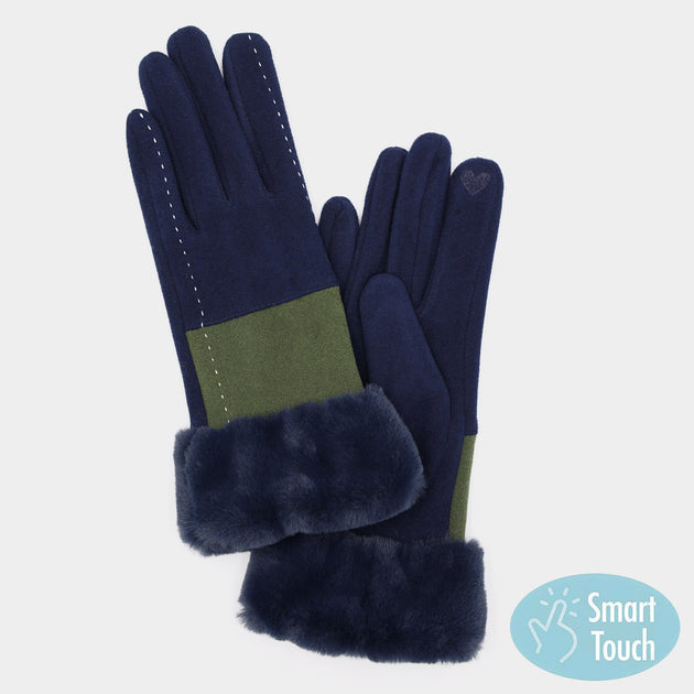 FASHNZFAB Smart Touch Gloves Beige One Size 4