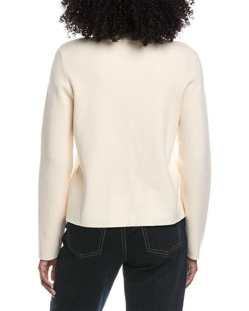 CeCe Fringe Cardigan Beige Medium 3