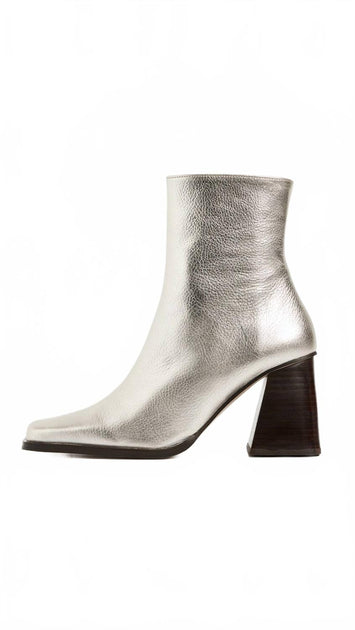 ALOHAS South Shimmer Ankle Boots Silver EU 39 2