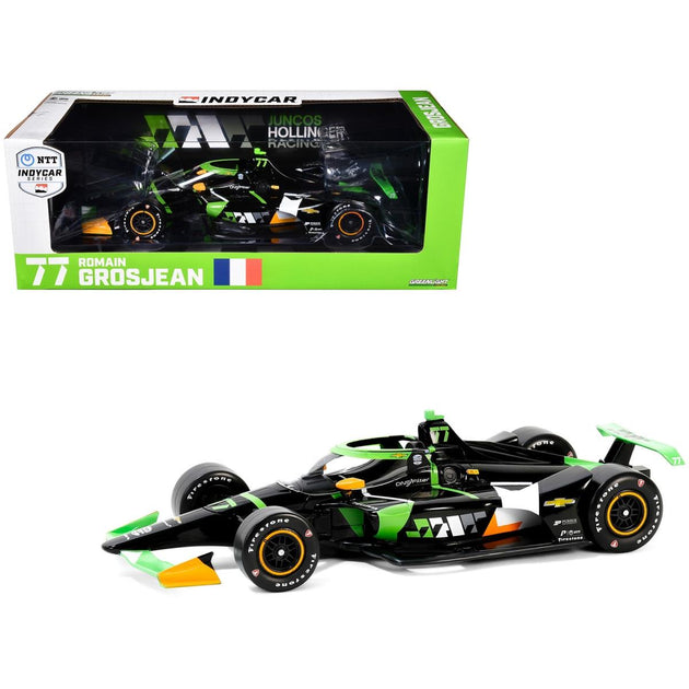 Greenlight Dallara IndyCar No.77 Romain Grosjean 2024 Modèle Réduit 1:18 3