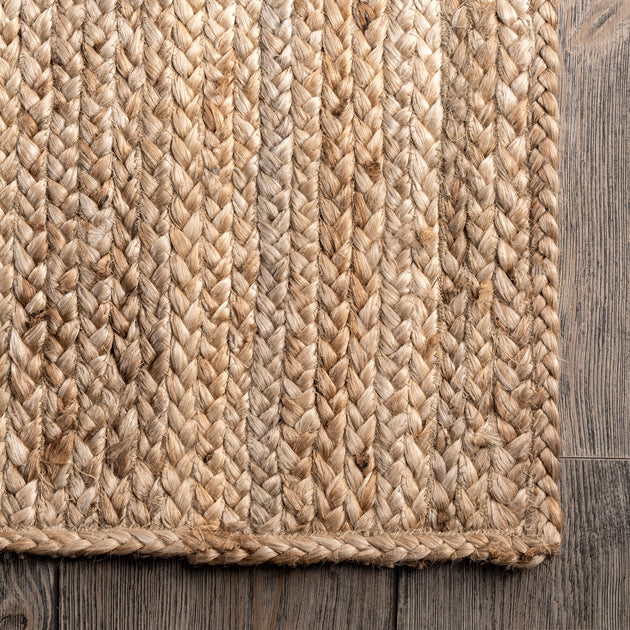 nuLOOM handgewebter Rigo Jute Teppich 4
