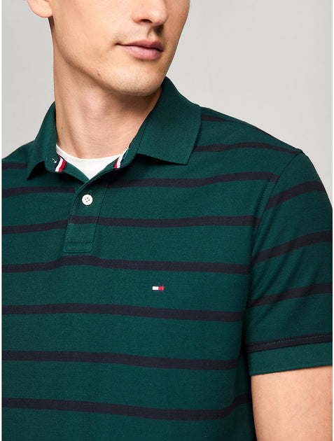 Tommy Hilfiger Polo Shirt Striped Medium 4