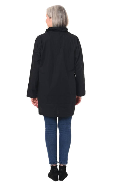Tulip Clothing Dorian Button Down Blouse Black Medium 5