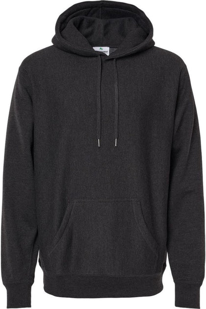 Independent Trading Co. Legend Cross-Grain Hooded Sweatshirt Grey Medium 2