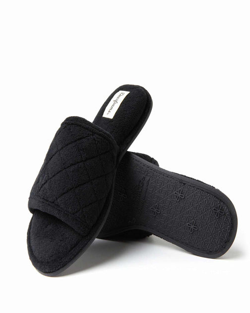 Dearfoams Beatrice Quilted Slide Slipper Multi Medium 4