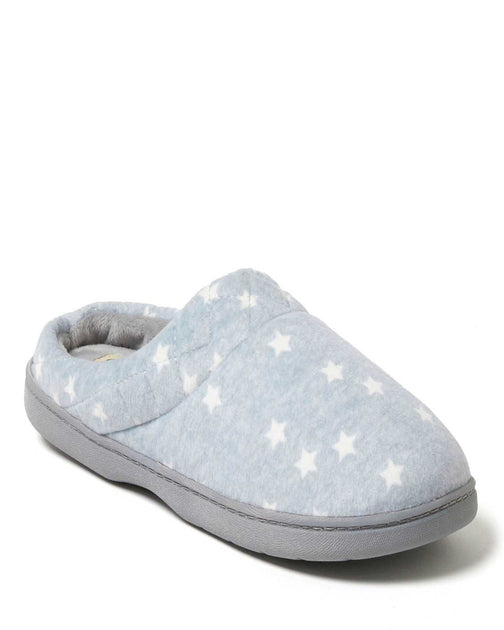 Dearfoams Darcy Velour Clog Slipper Multi XLarge 3