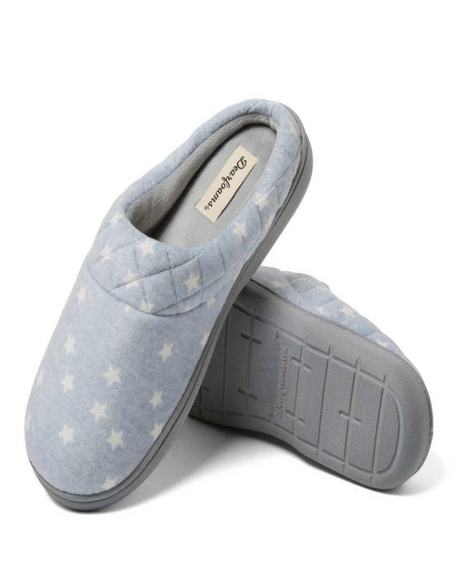 Dearfoams Darcy Velour Clog Slipper Multi XLarge 4