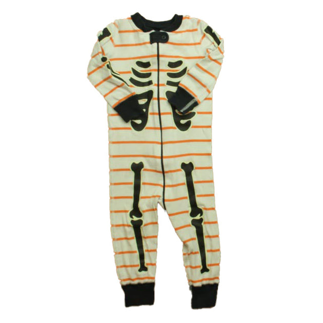 Hanna Andersson Skeleton Pajama Black 18-24 Months 2