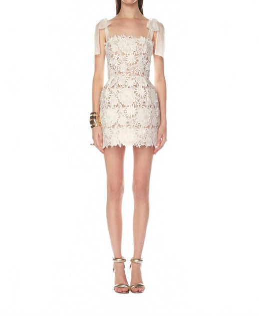 maia mini dress bronx and banco Bronx and Banco Maia Sleeveless Dress In White