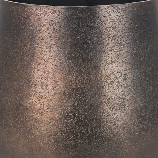 Hivvago Cylinder Metal Table Vase Gold 4