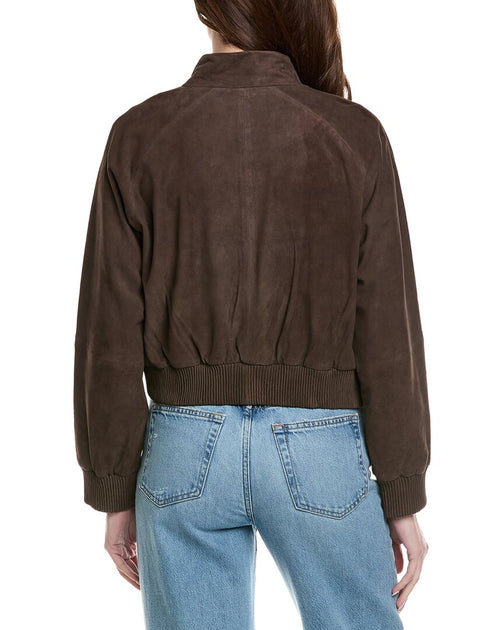 Walter Baker Bowie Suede Jacket Brown Medium 3