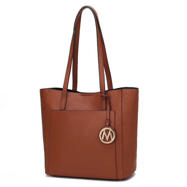 MKF Collection Lea Tote Handbag Grey Small 2