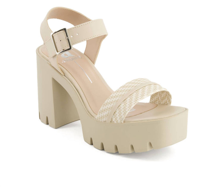 Andrea Women's Heeled Sandals Beige US 6 4