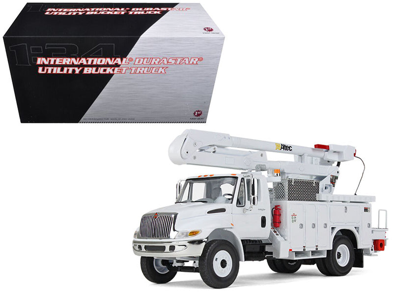 First Gear International DuraStar Utility Bucket Truck White 1/34 2