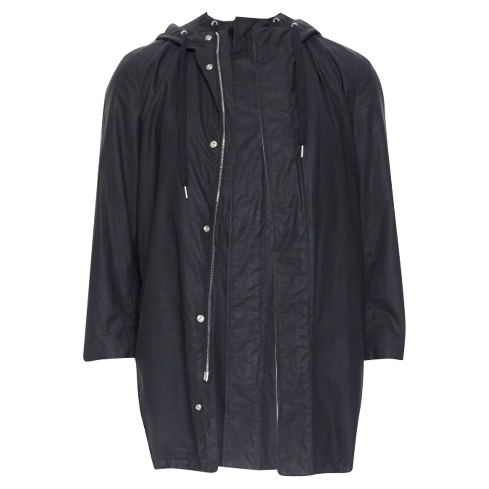 ジャケット・アウター ChristianDior D-Way windbreaker jacket Dior Christian Hooded Utilitarian Drawstrings Zipper Windbreaker