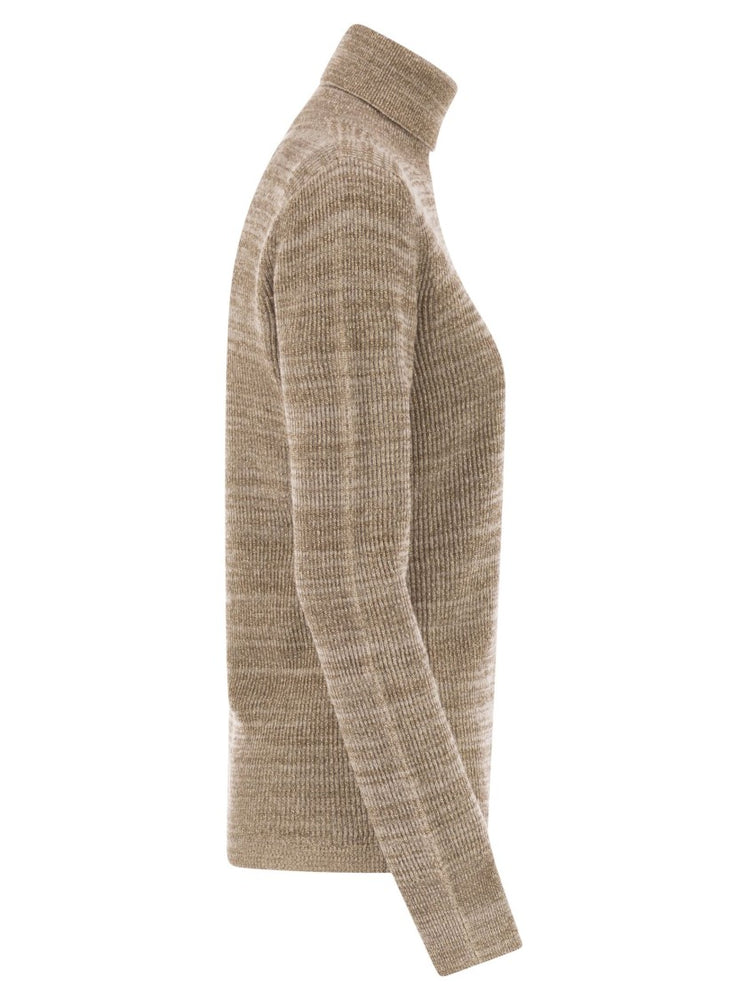 FABIANA FILIPPI Platinum Yarn Turtleneck | ShopSimon