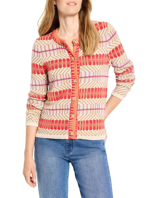 NZT by NIC+ZOE Energizer Strickjacke Pink Medium 4