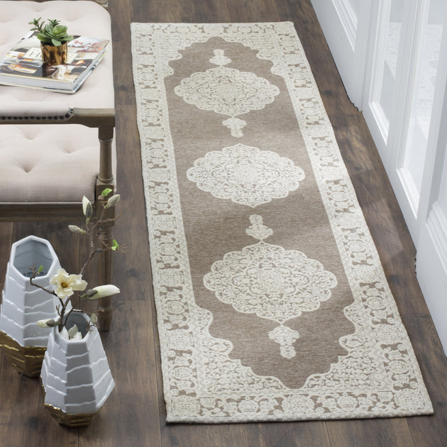 Safavieh Marbella MRB615 Area Rug Light Grey / Ivory 3
