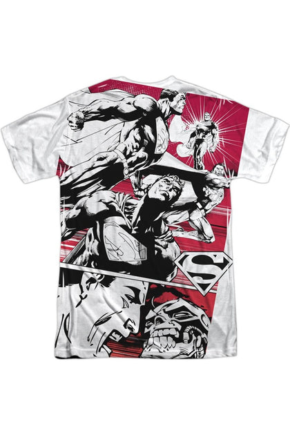 Gildan Superman Short Sleeve T-Shirt White XLarge 3