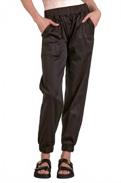 ELAN Not Your Basic Pants Black Small 2