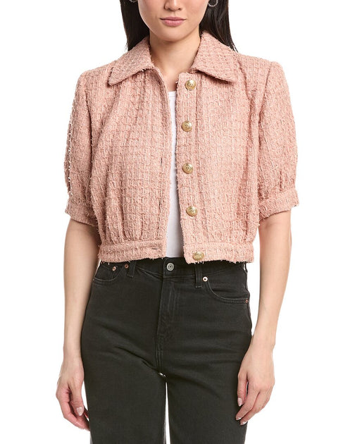 L'AGENCE Cove Cropped Jacke Pink US 6 2