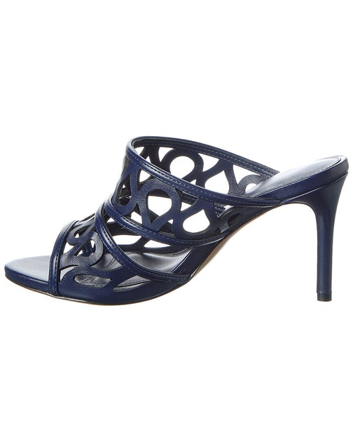 Alexandre Birman Dakota 85 Leather Sandal Blue EU 37 3