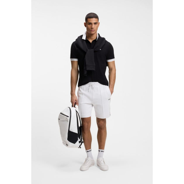 Boss Piped-trim Shorts White Medium 3