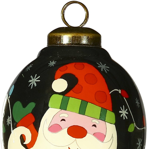 Hivvago Santa and Chimney Ekkolight Acrylic Red 35in 5