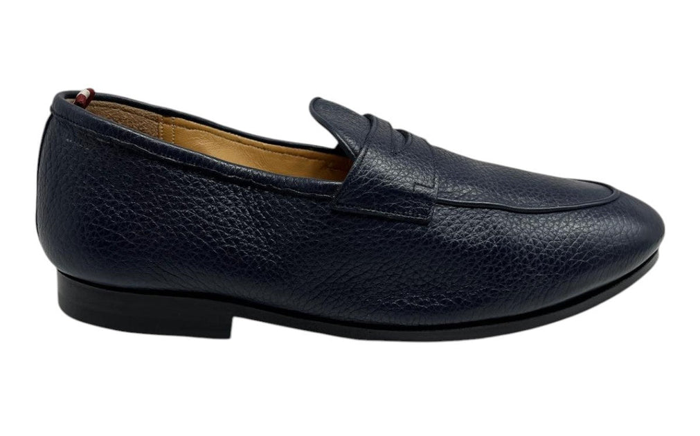 Bally Plumy 6300443 Men's Leather Loafers Blue US 8 3