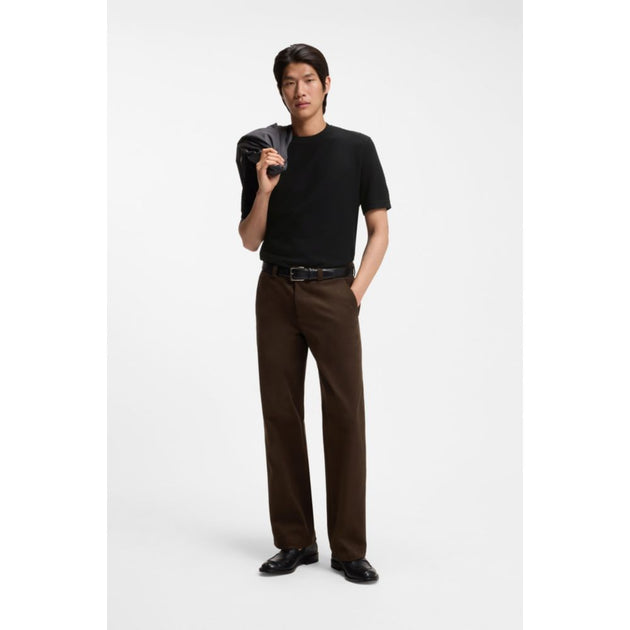 T-shirt Boss Basket-weave Noir Medium 3