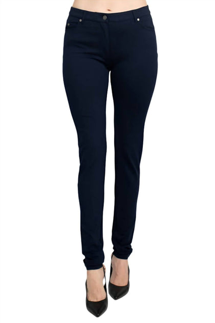 Alberto Makali Stretch Crepe Pant Blue US 10 2