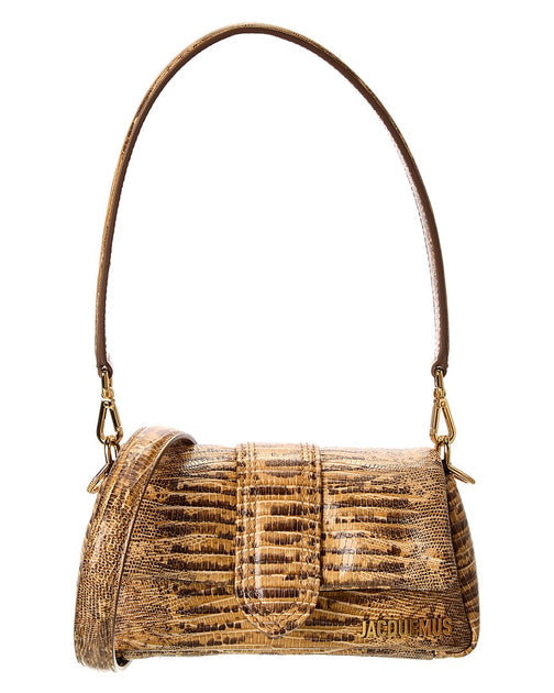 Jacquemus Petit Bambimou Croc-embossed Leather Shoulder Bag