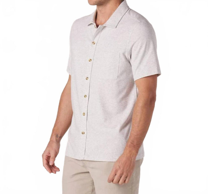 The Normal Brand Puremeso Active Button Down Shirt White XXL 3